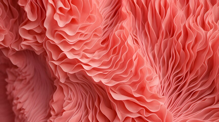 Organic texture of the hard coral Abstract background in trendy coral color. generative ai. - Powered by Adobe