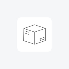 moving box,Convenient, Moving Supplies, Packing Solution, thin line icon, grey outline icon, pixel perfect icon