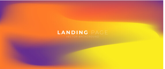 Abstract gradient background vector. Dynamic shapes composition with geometric and fluid shapes design for landing page, website,cover, ads and  banner background.
