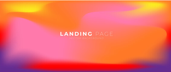 Abstract gradient background vector. Dynamic shapes composition with geometric and fluid shapes design for landing page, website,cover, ads and  banner background.
