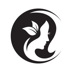 Hair and salon logo images illustration