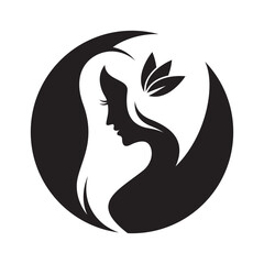 Hair and salon logo images illustration