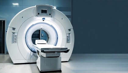 Advanced mri or ct scan medical diagnosis machine at hospital