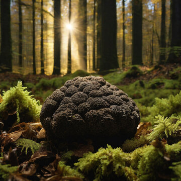 truffle mushroom in forest