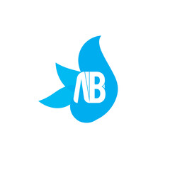 AB Letter logo Design Template Vector. Modern letters A B, A&B Alphabet icon