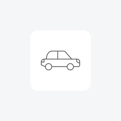 Taxi,City Transport, Convenience,icon thin line icon, grey outline icon, pixel perfect icon