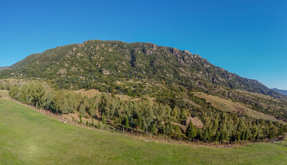 The mountainous massif called Rocche dell'agonia, in the Asprmonte national park