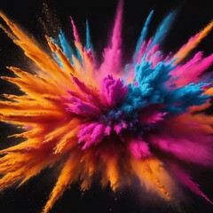 Explosive Harmony of Colors, The Ultimate Color Explosion, A Burst of Palettes