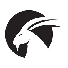 Goat logo images illustration
