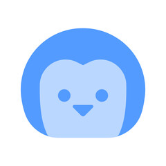 penguin duotone icon