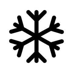 snowflake glyph icon