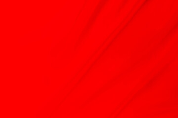 Red textile fabric background, abstract background, Smooth elegant  silk or satin texture