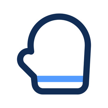 recommend clip art: hand glove outline color icon