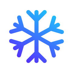 snowflake gradient icon