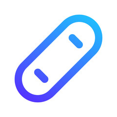 snowboard gradient icon