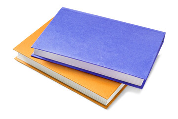 Blank books isolated