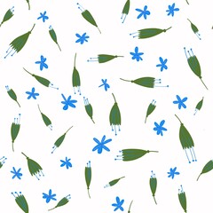 seamless pattern with flowers