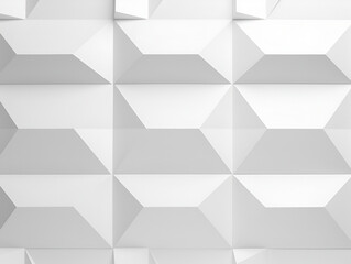 white geometric architectural 3D abstract minimalistic background