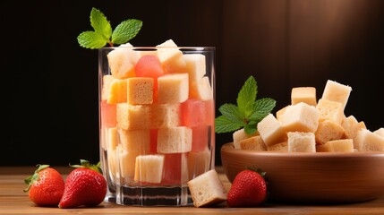 A Photo Displaying A Refreshing Glass Of Chilled, Background HD        