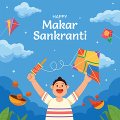 Get Colorful Kite On Makar Sankranti Celebration