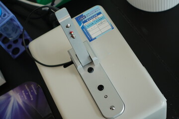 A spectrophotometer.