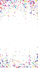 Scattered letters of latin alphabet. Colorful