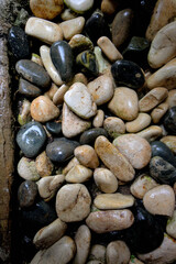 Stones on the footpath