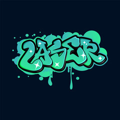 graffiti lettering typography art illustration