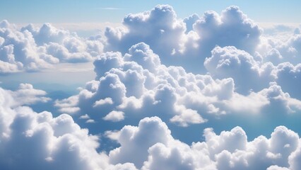 White cloud background and texture