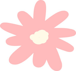 cute simple flower sweet spring illustration