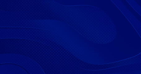 Minimal geometric blue gradient background. Dynamical elegant organic wavy shapes, forms, line composition. Abstract dark luxury banner. Business creative fluid presentation backdrop. Amazing sale BG