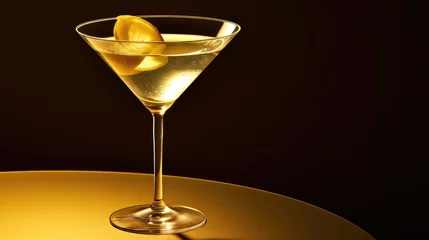 Foto op Canvas sparkling martini cocktail drink sunset illustration alcohol vodka, orange juice, cold fresh sparkling martini cocktail drink sunset © vectorwin
