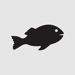 Collection of fish silhouettes Good to use for symbols, logos, web icons, mascots, signatures or any design you want.