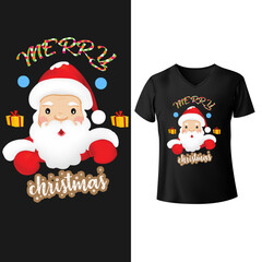 christmas t shirt with santa
