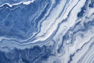 Obraz premium High resolution blue and white marble background