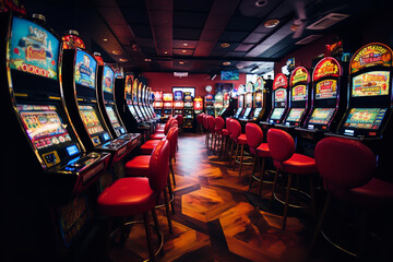 casino slot machine - obrazy, fototapety, plakaty
