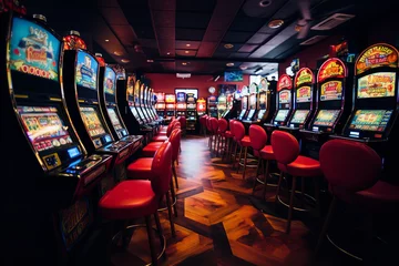 Foto op Plexiglas casino slot machine © Nate
