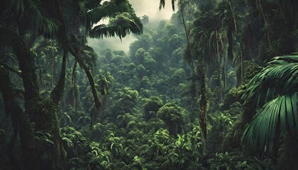 Deep tropical jungles.