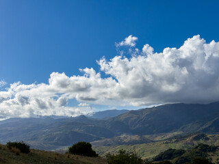 Panoramic view of the Aspromonte national park