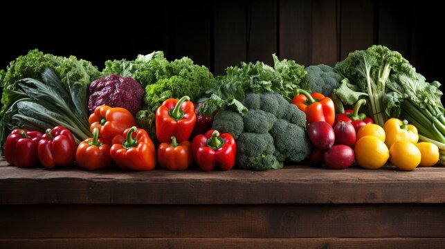 Heap Fruits Vegetables On Wooden Background , Background Images , Hd Wallpapers, Background Image