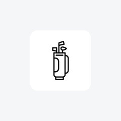 Golf Club, Golfing Haven, Luxurious, Tranquil,Line Icon, Outline icon, vector icon, pixel perfect icon