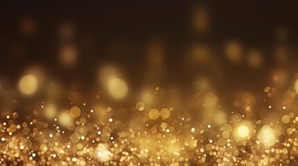 Fototapeta na wymiar Golden glitter for Christmas and Celebrations, New Year Theme. AI Generative