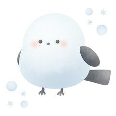 まんまる可愛いシマエナガ