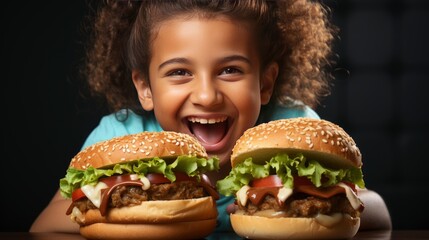 Portrait Happy Playful Girl Eating Fresh , Background Images , Hd Wallpapers, Background Image