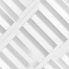 Abstract White Geometric Pattern with 3D Shadow Effect


