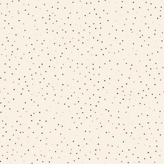Tiny Black Dots on Beige Background Minimalistic Seamless Pattern

