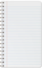 Lined Notebook Sheet