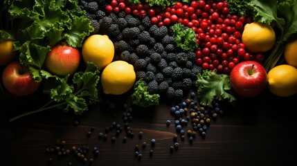 Obraz na płótnie Canvas Fresh Ingredients On Dark Background Vegetarian , Background Images , Hd Wallpapers, Background Image