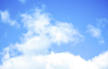 Sky with clouds defocus. Background