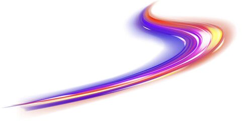 Red Blue Light Spiral